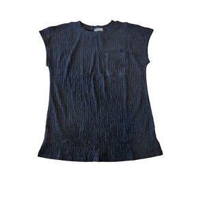 Hot Touch Textured Dres Tee, Size M